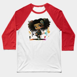 Drippy Chibi Sticky 3 Baseball T-Shirt